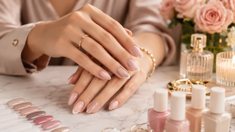 classy feminine nails